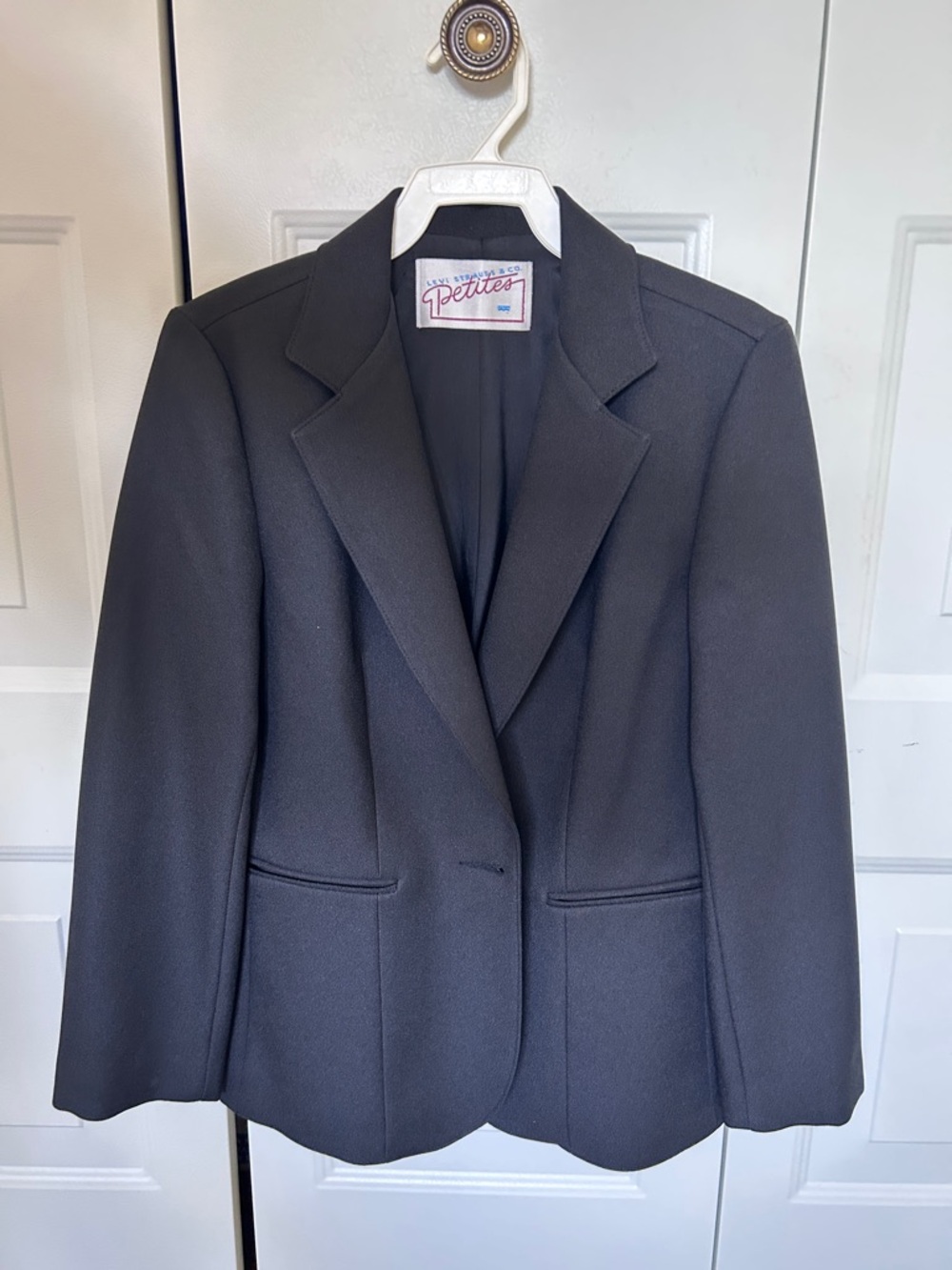 Petites Classic Black Women's Blazer Jacket